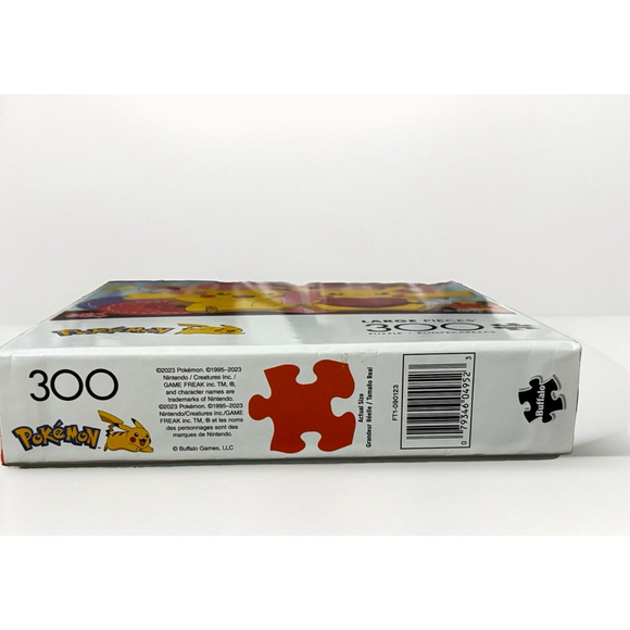 Pokemon Puzzle X Buffalo Games• 300 Piece Pikachu Valentines 04950 Nintendo New - Picture 6 of 6